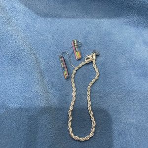 New, Fashion Jewelry, Bracelet and earrings.